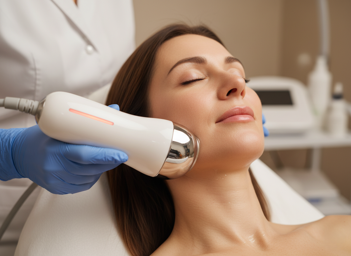 RF skin tightening procedure