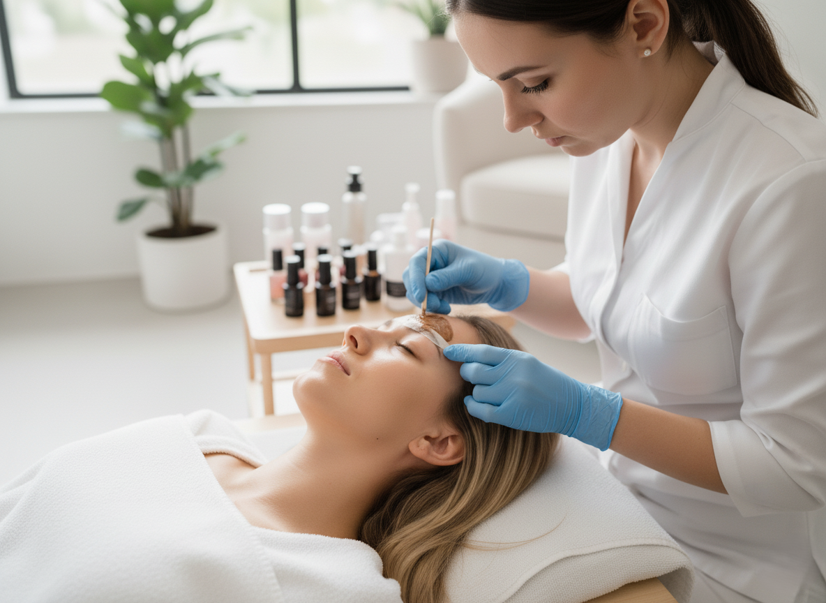 Eyebrow tinting tools